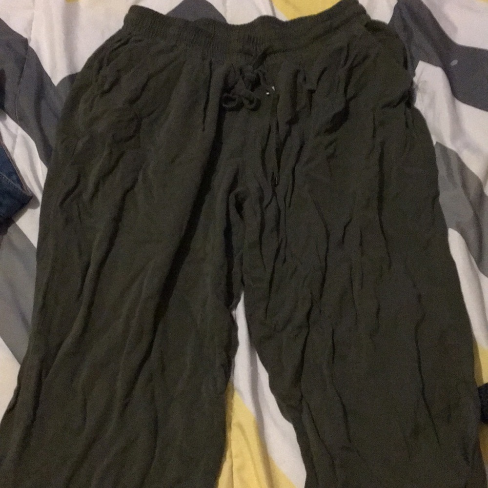 Olive green joggers